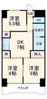 レジデンス岸野IIの間取り