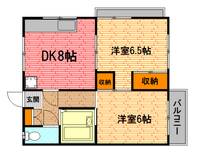 広島県三次市十日市南7(マンション)の賃貸物件の間取り