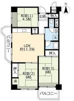 物件の間取り画像