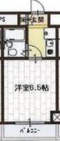 大阪府大阪市天王寺区玉造元町(マンション)の賃貸物件の間取り