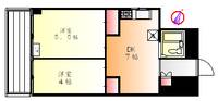 ハイツ桑原の間取り
