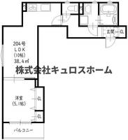 大阪府大阪市生野区鶴橋5(アパート)の賃貸物件の間取り