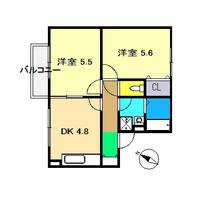 フローラ A棟の間取り