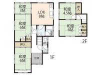広島県広島市西区己斐西町(一戸建)の賃貸物件の間取り