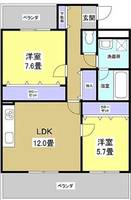 物件の間取り画像