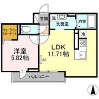 東京都練馬区中村北4(アパート)の賃貸物件の間取り