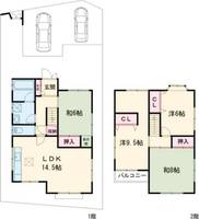 奈良県奈良市藤原町(一戸建)の賃貸物件の間取り
