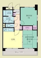 大阪府大阪市福島区鷺洲5(マンション)の賃貸物件の間取り