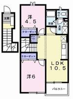 サンフラワー岩波の間取り