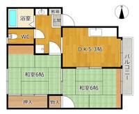 エステート富沢の間取り