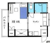 埼玉県朝霞市膝折町1(アパート)の賃貸物件の間取り