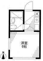 シティハイム中原の間取り