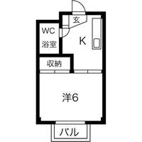 愛知県名古屋市守山区大森5(アパート)の賃貸物件の間取り