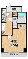 CHARME十三本町の間取り