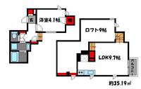 CB千早レカンの間取り