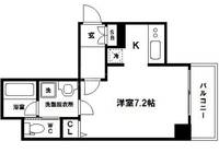 大阪府大阪市中央区南新町2(マンション)の賃貸物件の間取り