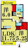 物件の間取り画像