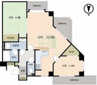 クリオ小平壱番館の間取り