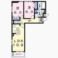 大阪府岸和田市神須屋町3(アパート)の賃貸物件の間取り
