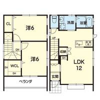 熊本県熊本市中央区帯山7(一戸建)の賃貸物件の間取り