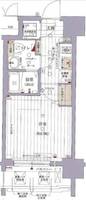大阪府大阪市北区豊崎1(マンション)の賃貸物件の間取り