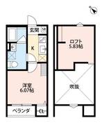 大阪府堺市西区鳳西町2(アパート)の賃貸物件の間取り