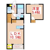 Quralis Aira B棟の間取り