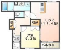 神奈川県小田原市飯泉(アパート)の賃貸物件の間取り
