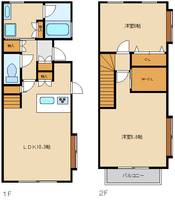 神奈川県横浜市青葉区あざみ野2(一戸建)の賃貸物件の間取り