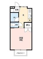 コーポ宮本Bの間取り