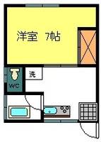 コーポ山西の間取り