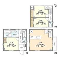 東京都世田谷区玉堤1(一戸建)の賃貸物件の間取り