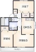 マイファミールAの間取り