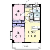 沖縄県うるま市字川田(マンション)の賃貸物件の間取り