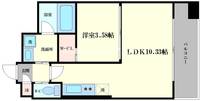 大阪府大阪市港区波除5(マンション)の賃貸物件の間取り