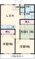 ユニティALBAの間取り