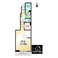 エルハーベン加茂宮Bの間取り