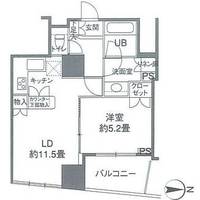 カスタリアタワー品川シーサイドの間取り