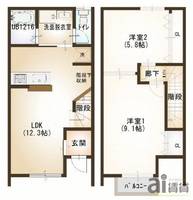 埼玉県川越市新宿町1(一戸建)の賃貸物件の間取り