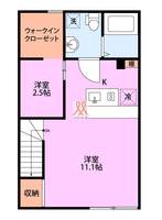 東京都墨田区東向島1(アパート)の賃貸物件の間取り