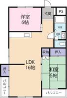 シャトレ徳島の間取り