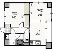 ウッドコート医大南の間取り