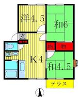 シミズハイツの間取り