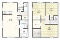 徳島県徳島市北田宮2(一戸建)の賃貸物件の間取り