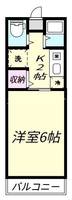 シティハイム六会壱番館の間取り