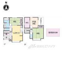 京都府京都市中京区町頭町(一戸建)の賃貸物件の間取り