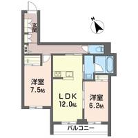 神奈川県横浜市港北区新吉田東3(マンション)の賃貸物件の間取り