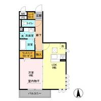 埼玉県三郷市中央3(アパート)の賃貸物件の間取り