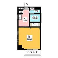 東京都港区麻布十番3(マンション)の賃貸物件の間取り
