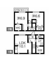 千葉県船橋市山手2(アパート)の賃貸物件の間取り